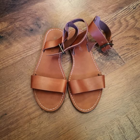 Madewell Brown Leather Sandals - Picture 3 of 4